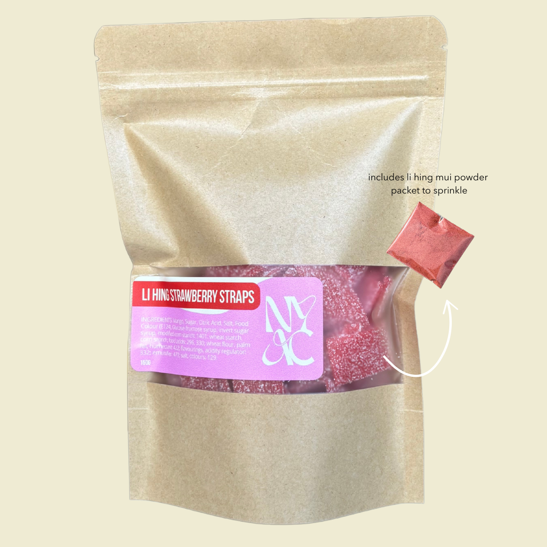 LI HING STRAWBERRY STRAPS